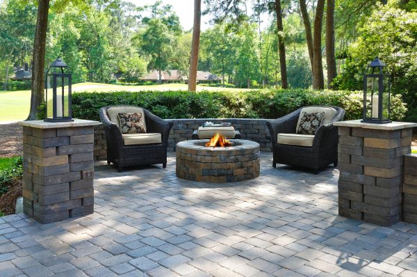 Fire Pit Installation in Royal Oak