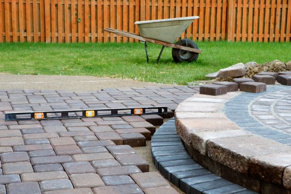 Patio Brick Installation in Royal Oak