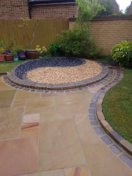 Sandstone Patio Installation in Royal Oak