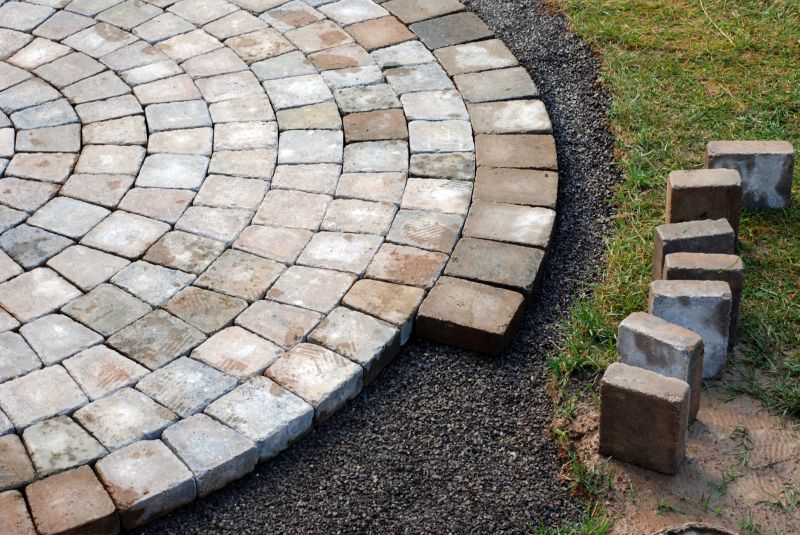 Patterned Pavers Patio